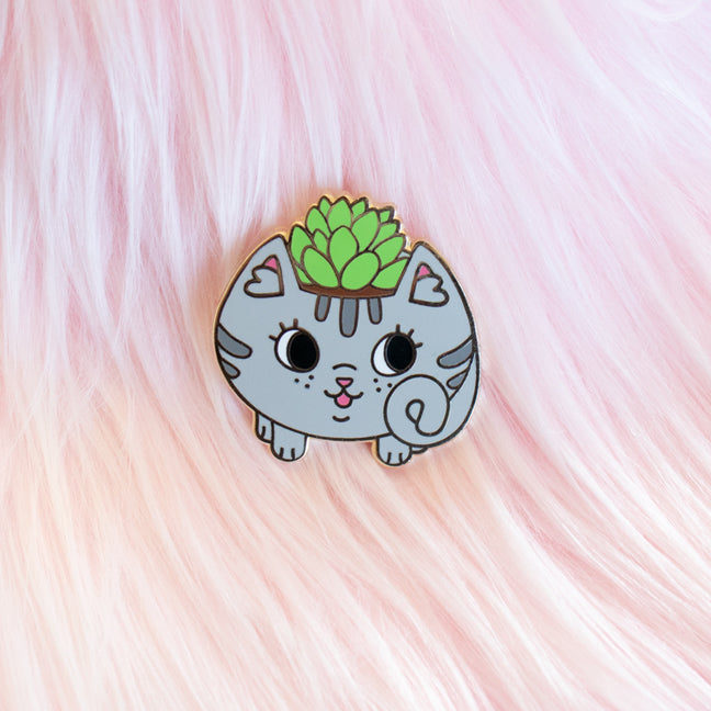 Cat Planter Pin