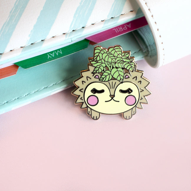 Hedgehog Planter Pin