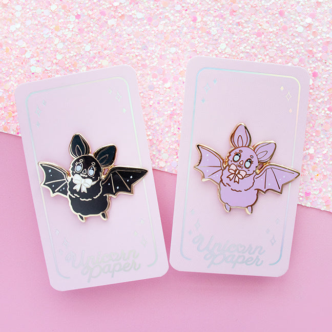 Baby Bats Enamel Pins