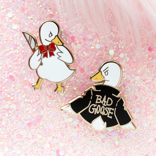 Bad Goose Enamel Pins