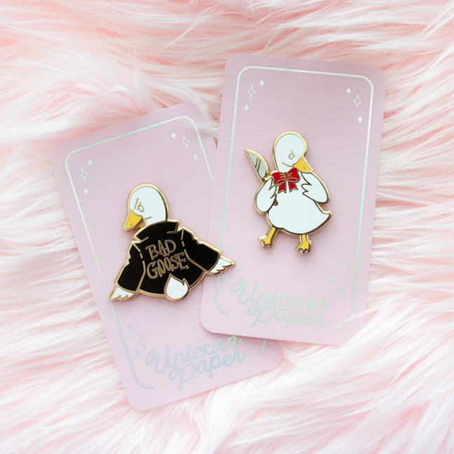 Bad Goose Enamel Pins