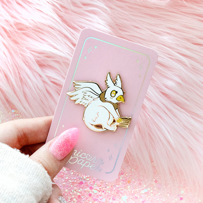 Baby Griffin Enamel Pin