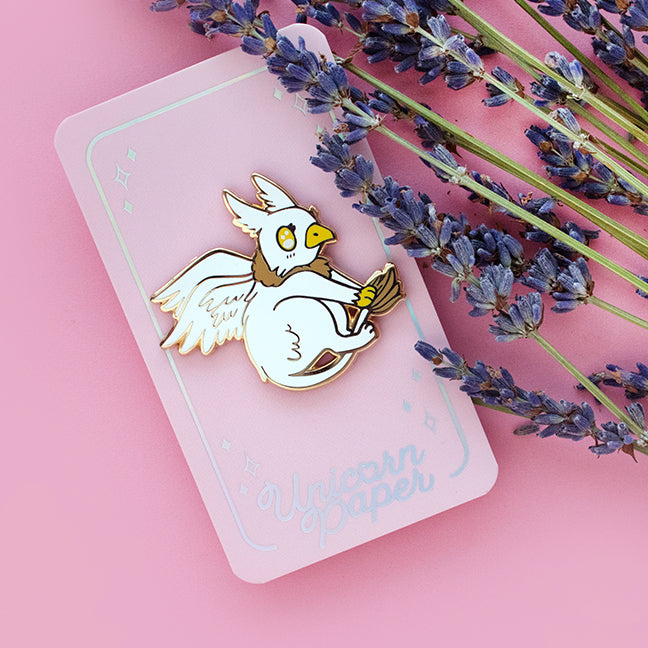 Baby Griffin Enamel Pin