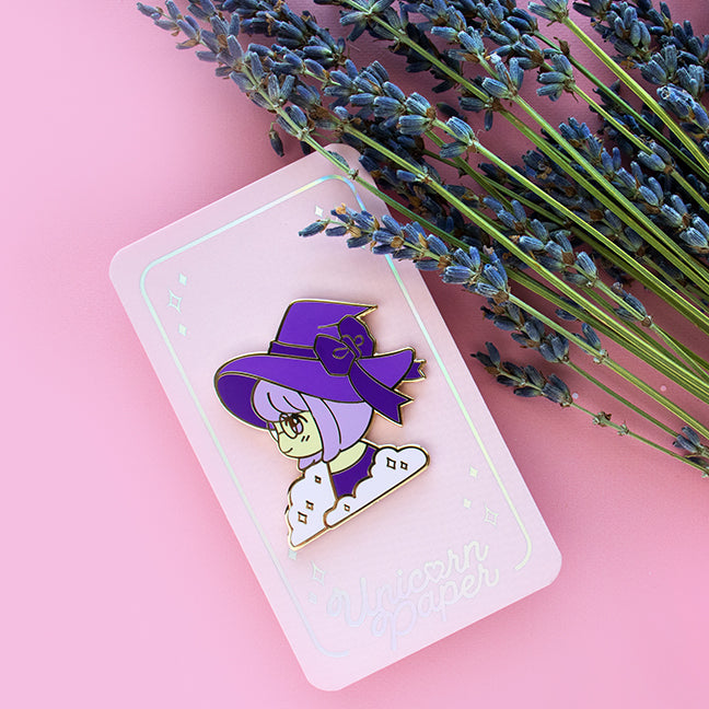 Kiki the Witch Enamel Pin