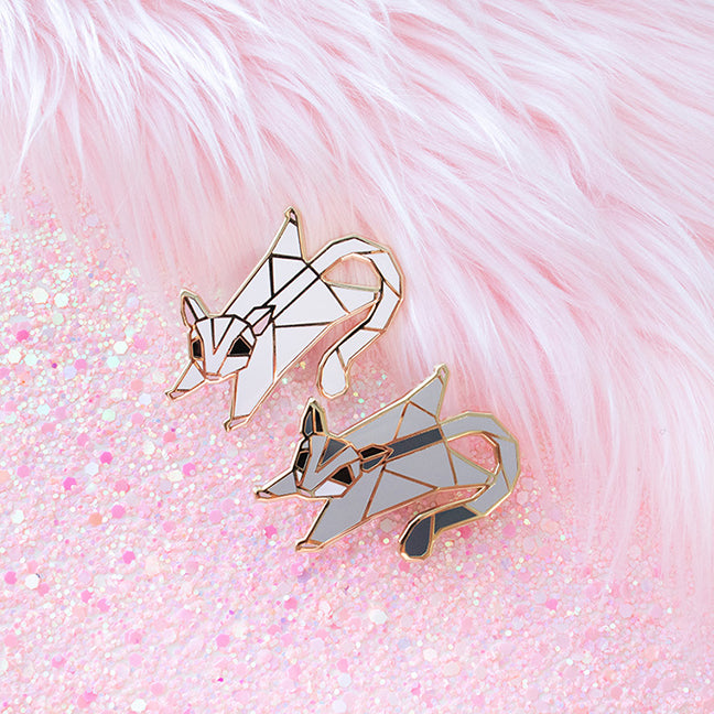 Origami Sugar Glider Enamel Pins