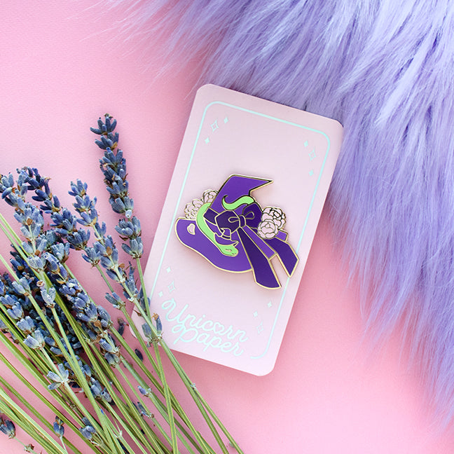 Witch Hat Enamel Pin