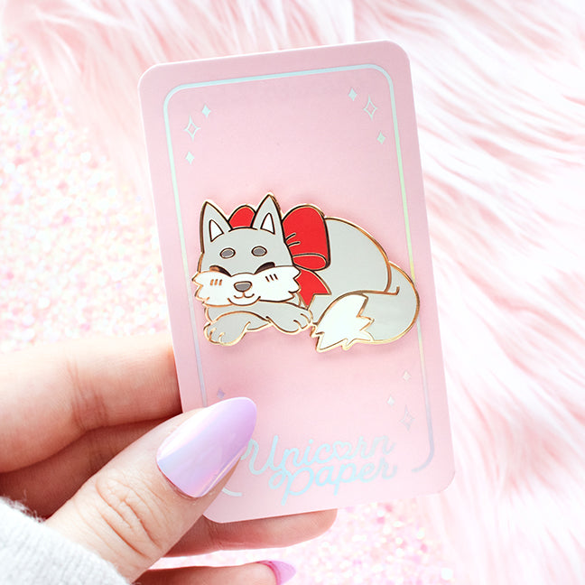 Little Red's Wolf Enamel Pin