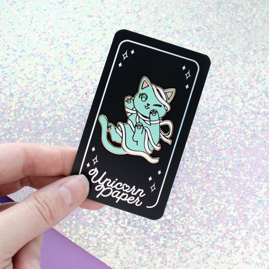 Ghosty Paws Enamel Pin