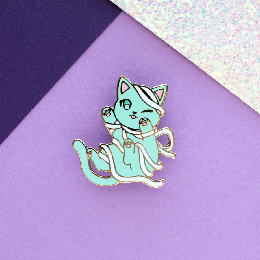 Ghosty Paws Enamel Pin