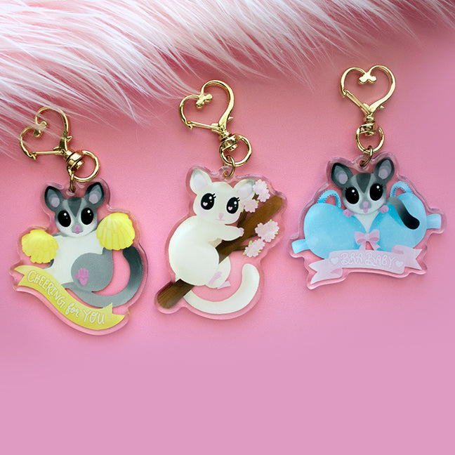 Sugar Glider Keychains