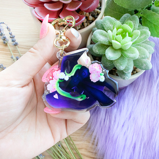 Witch Hat Keychain