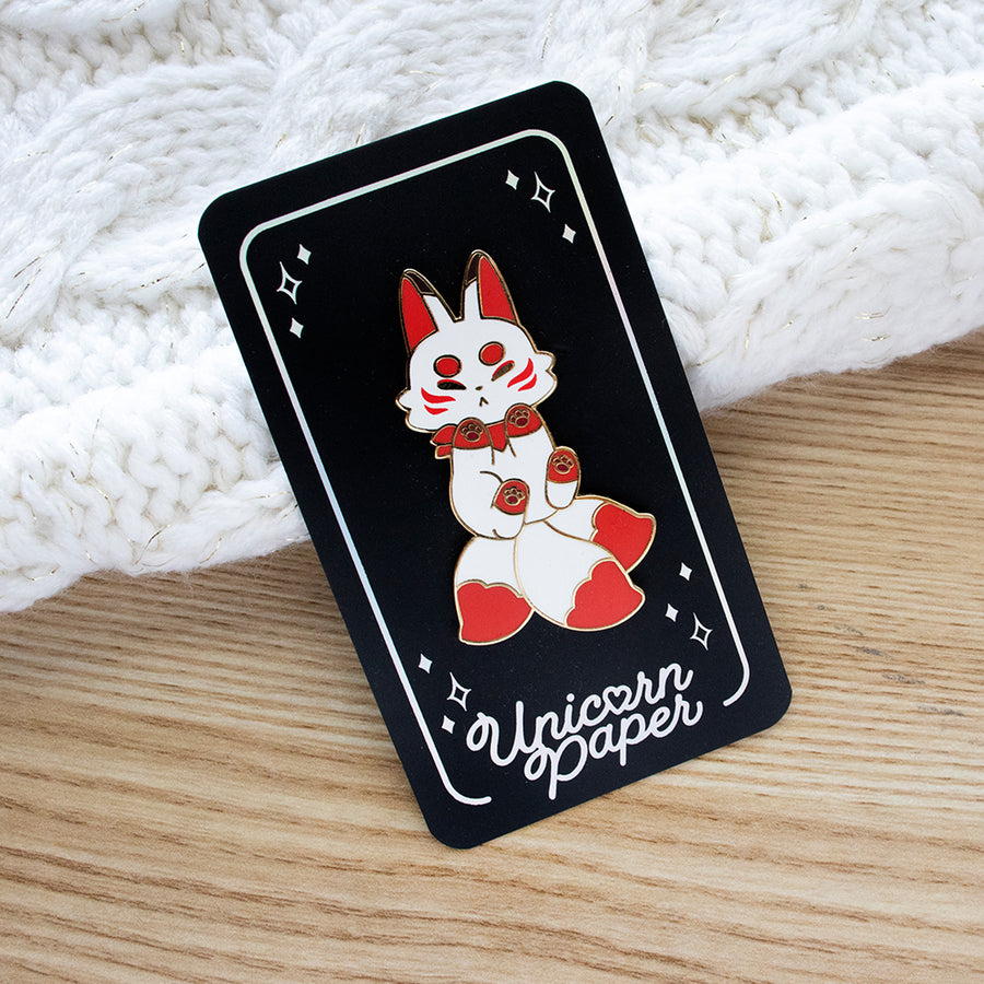 Kitsune's Festival Collection Enamel Pins