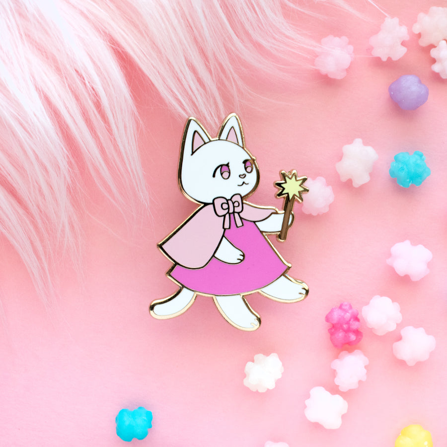 Sugar the Cat Enamel Pin