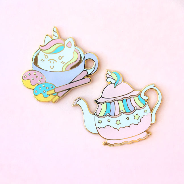 Unicorn Latte Enamel Pin