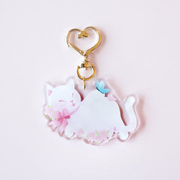 Limited Edition Spring Cat Keychain