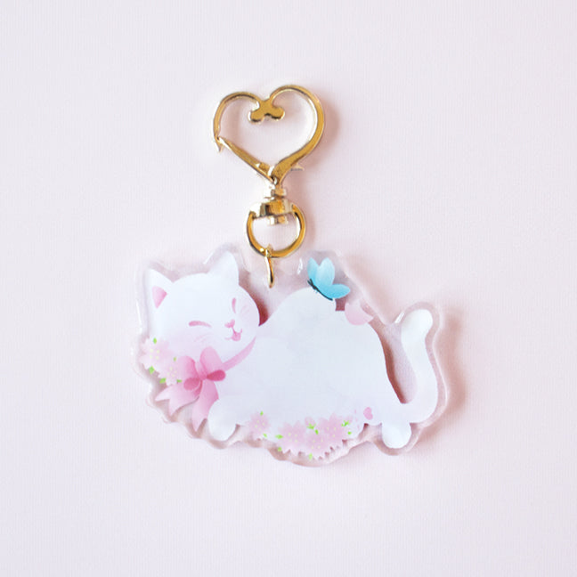 Limited Edition Spring Cat Keychain