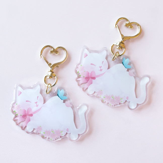 Limited Edition Spring Cat Keychain