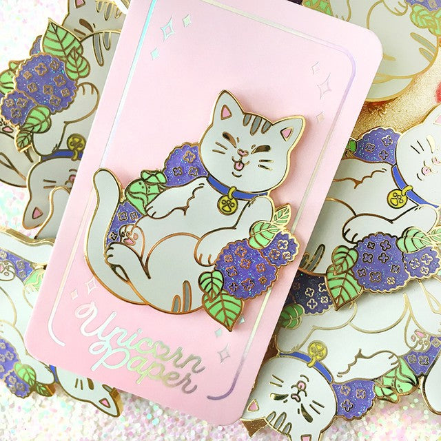 LE Summer Cat Enamel Pin