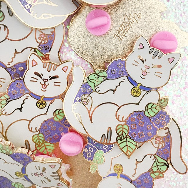 LE Summer Cat Enamel Pin